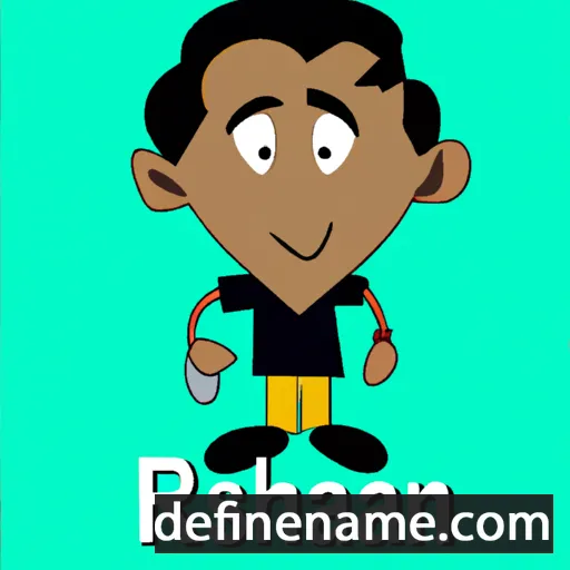 cartoon of the name Rashan