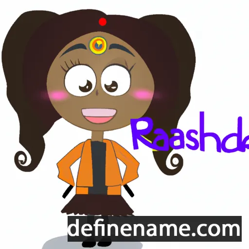 cartoon of the name Rashanda