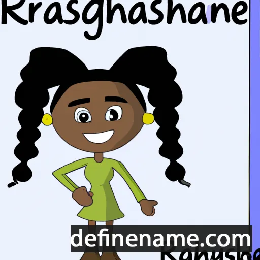 cartoon of the name Rashanique