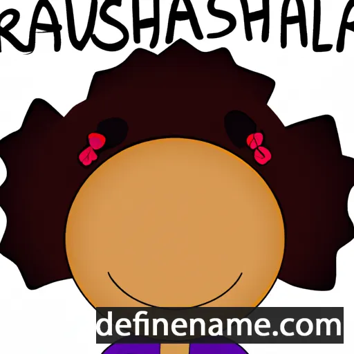 cartoon of the name Rashauna