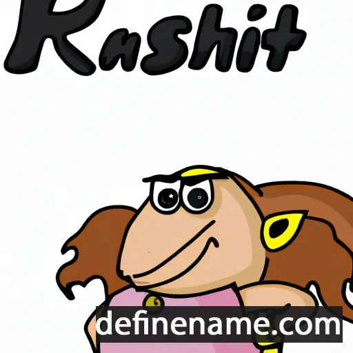 cartoon of the name Rashti