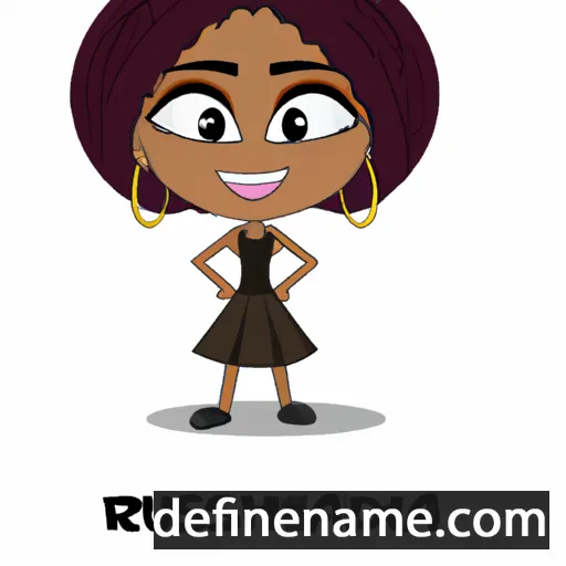 cartoon of the name Rashunda