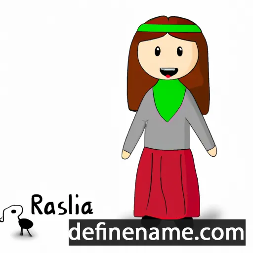 cartoon of the name Rasila