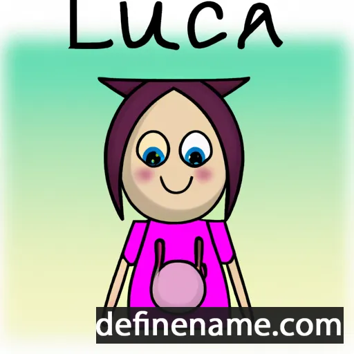 Łucja cartoon