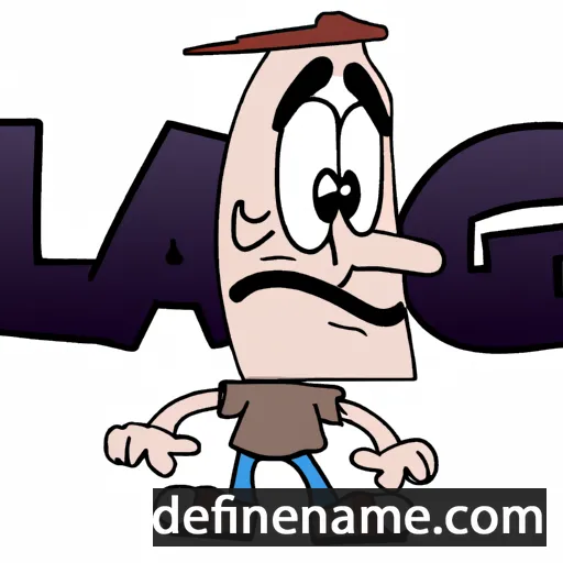 cartoon of the name Lage