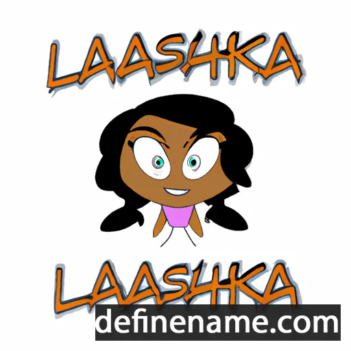 cartoon of the name Lakeisha