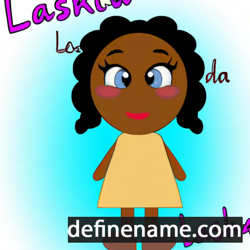 cartoon of the name Lakeshia