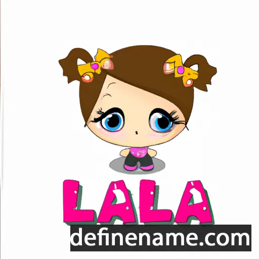 cartoon of the name Lala