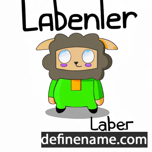 cartoon of the name Lambaer