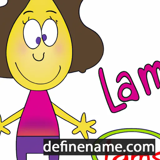 cartoon of the name Lamis