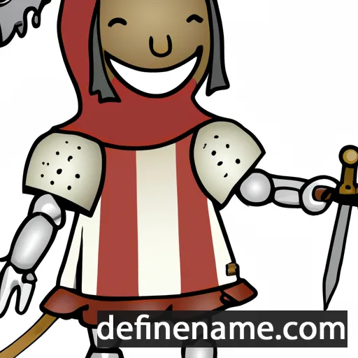 cartoon of the name Lancelot