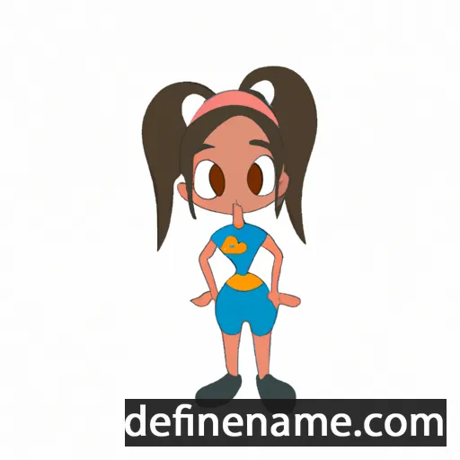 cartoon of the name Lani