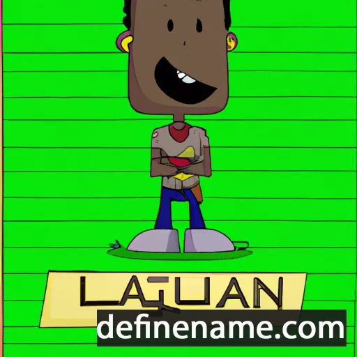 cartoon of the name Laquan