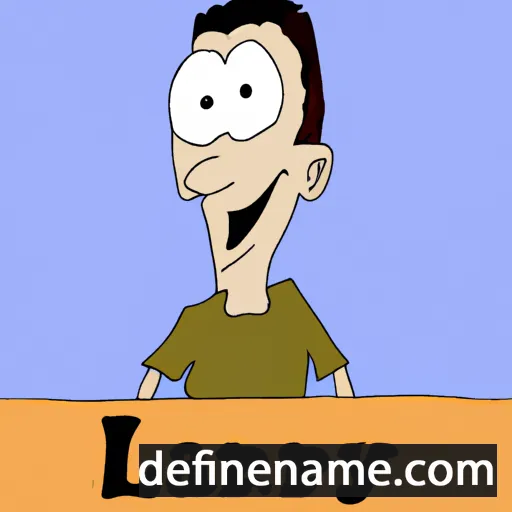 cartoon of the name Larry