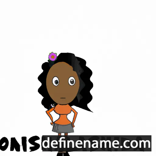 cartoon of the name Lashonda