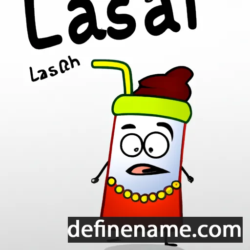 cartoon of the name Lassi