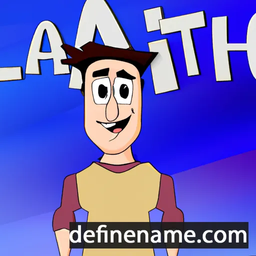 cartoon of the name Latif