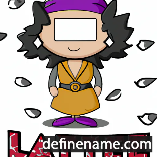 cartoon of the name Latife