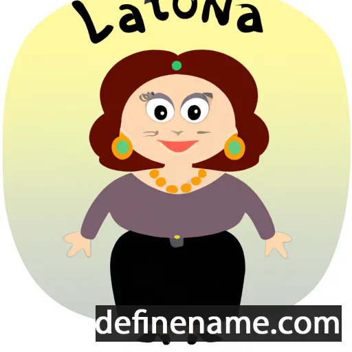 cartoon of the name Latona