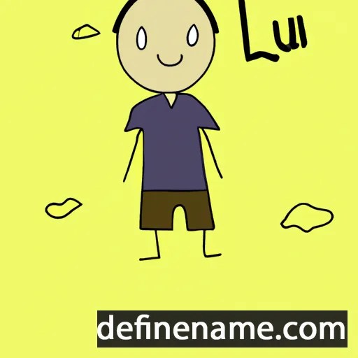 cartoon of the name Lau