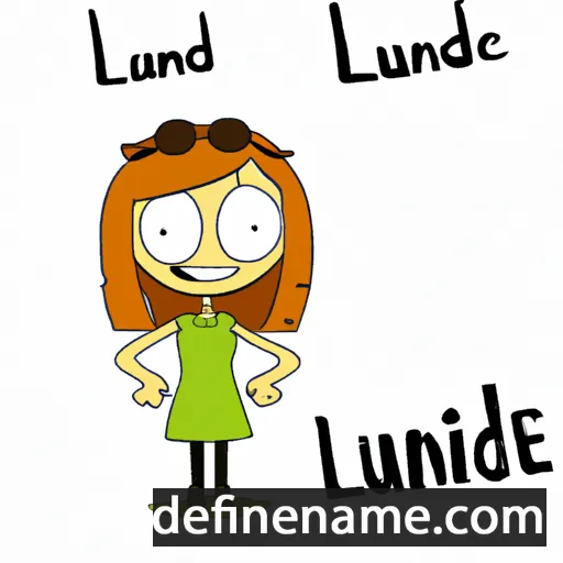 cartoon of the name Laudine