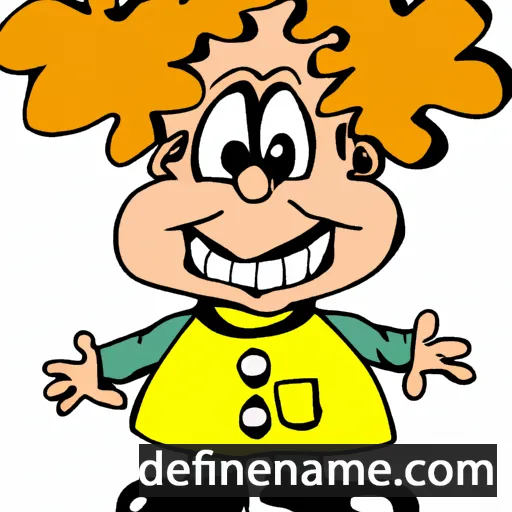 cartoon of the name Lauma