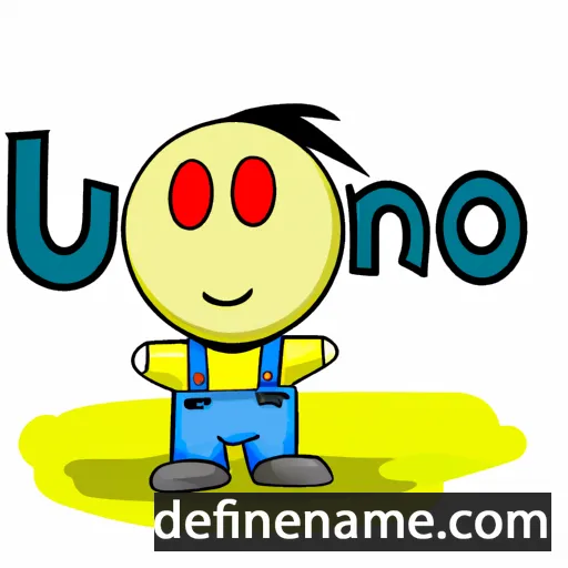 cartoon of the name Launo