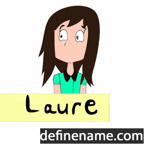 cartoon of the name Laure