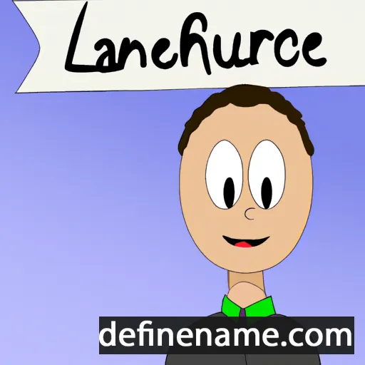 cartoon of the name Laurence