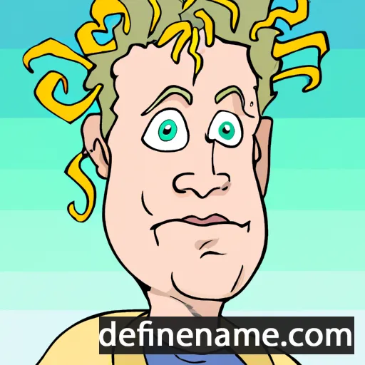 cartoon of the name Laurence