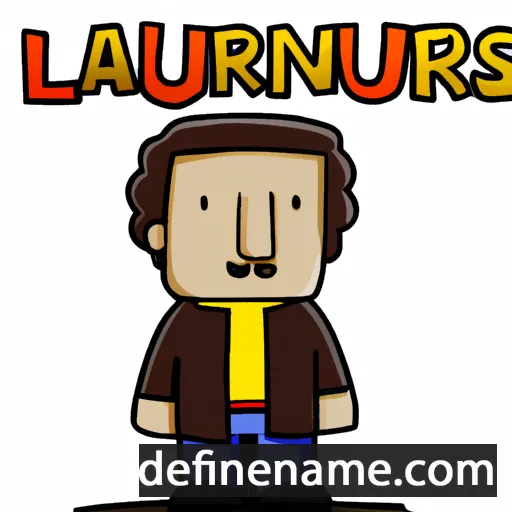 cartoon of the name Laurens