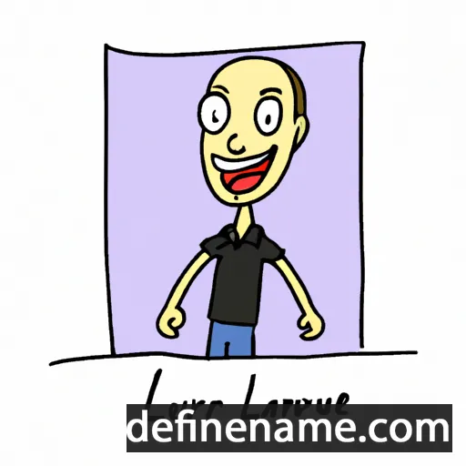 cartoon of the name Laurent