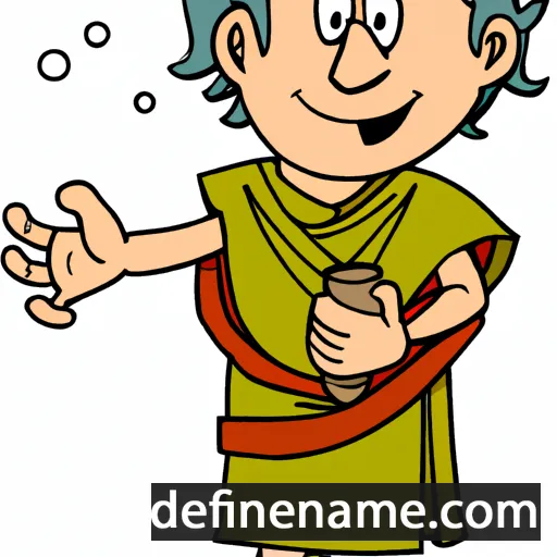 cartoon of the name Laurentius