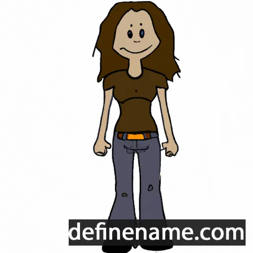 cartoon of the name Laurie