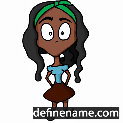 cartoon of the name Laurinda