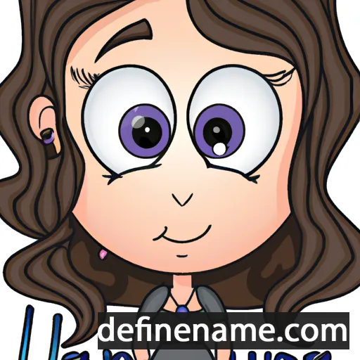 cartoon of the name Laurissa