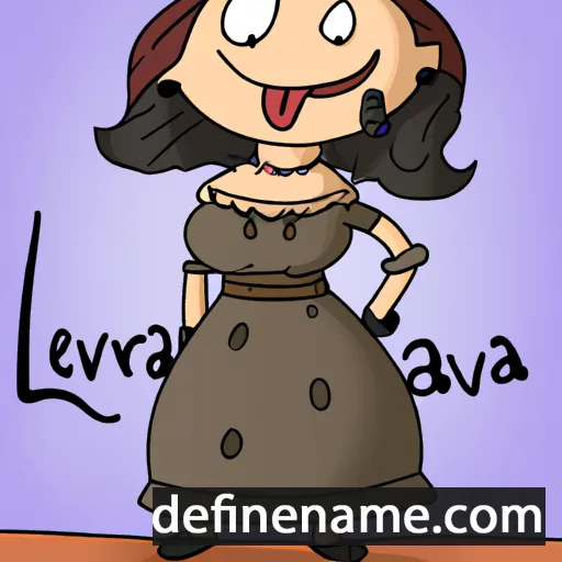 cartoon of the name Laverna