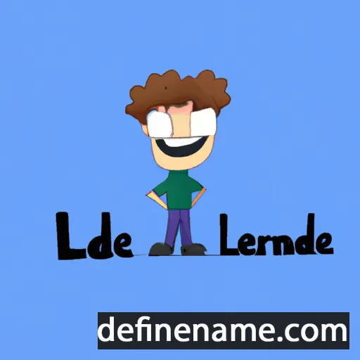 cartoon of the name Léandre