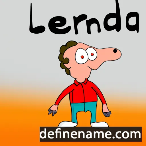 cartoon of the name Lénárd