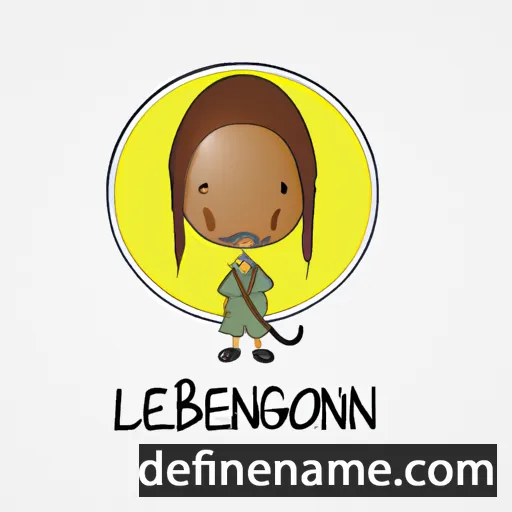 cartoon of the name Lebohang