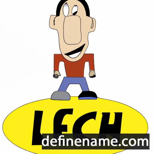 cartoon of the name Lech