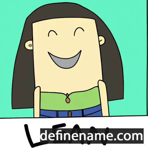 cartoon of the name Leeann