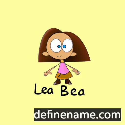 Leeba cartoon