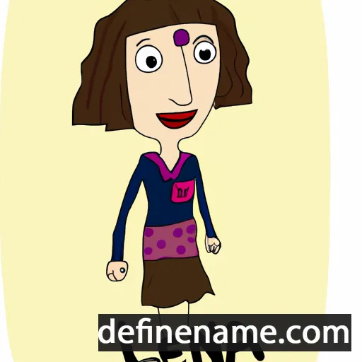 cartoon of the name Leena