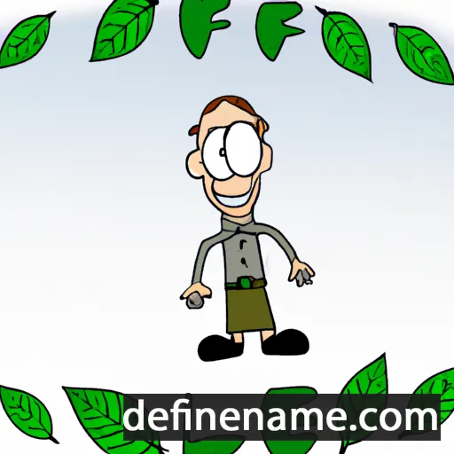 cartoon of the name Leif