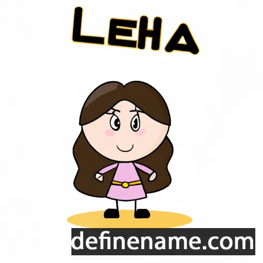 Leilah cartoon