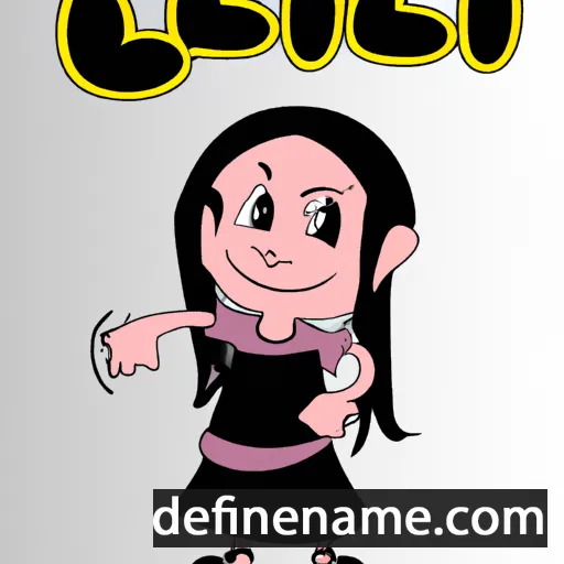 cartoon of the name Leili