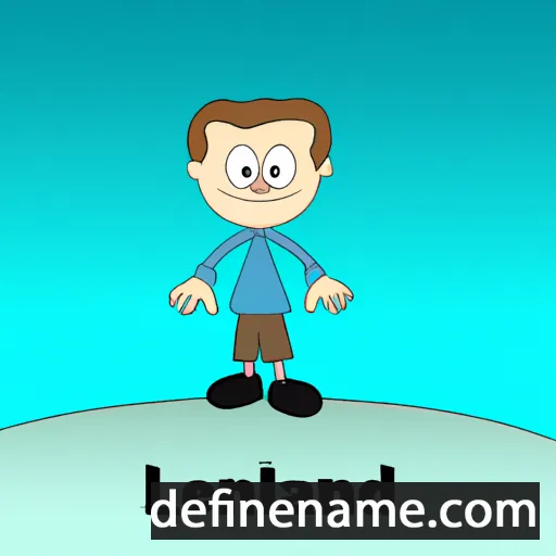 cartoon of the name Leland