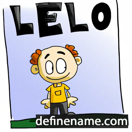 cartoon of the name Lelio