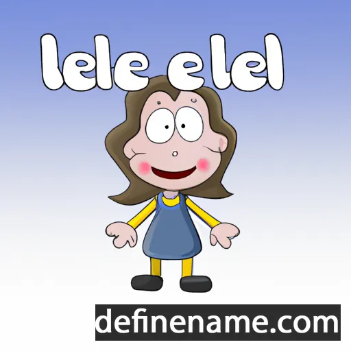 cartoon of the name Lelle